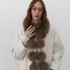 Warm Magnetic Imitation Fur Scarf Faux Rabbit Fur Women Winter Scarves Cute Plush Scarf  For Girls