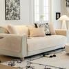 Cream Wind Sofa Cushion, Universal In All Seasons, Non-Slip Seat Cushion, French Retro Plush Sofa Cover, Cover Towel, Winter Cloth