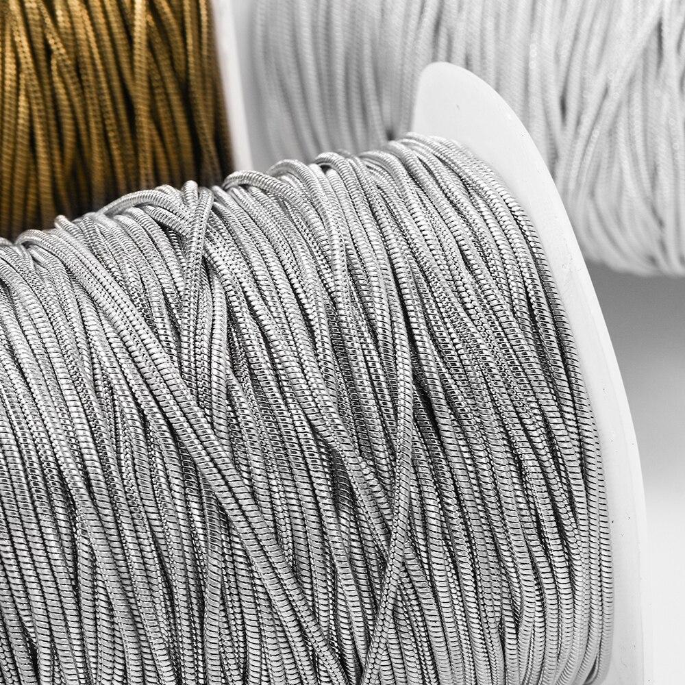 2 м/лот 1,2-1,6 мм золотые металлические медные цепочки в виде змеи для DIY мужские и женские ожерелья фурнитура для изготовления ювелирных изделий аксессуары аксессуары