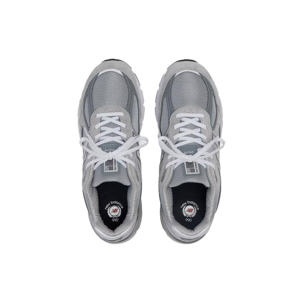 New Balance 990v4 Серые серебристые кроссовки унисекс «Сделано в США» U990GR4