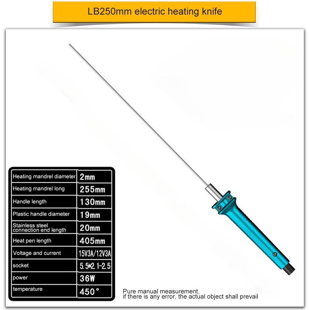 15 Вт 5-25 см пенопластовый резак ручка нож с горячей проволокой портативный пенополистирол горячий нож электрический режущий инструмент набор с блоком питания