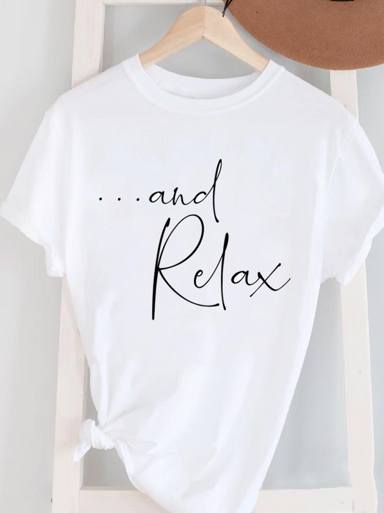 (Asian Size) Love Trend Cute Women's Top T Female Print Short Sleeve T-shirts Fashion O-neck Casual Clothing Graphic Tee