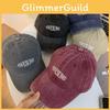 Design Elegant Letter Baseball Hat For Women Men All Season Round Cap Top