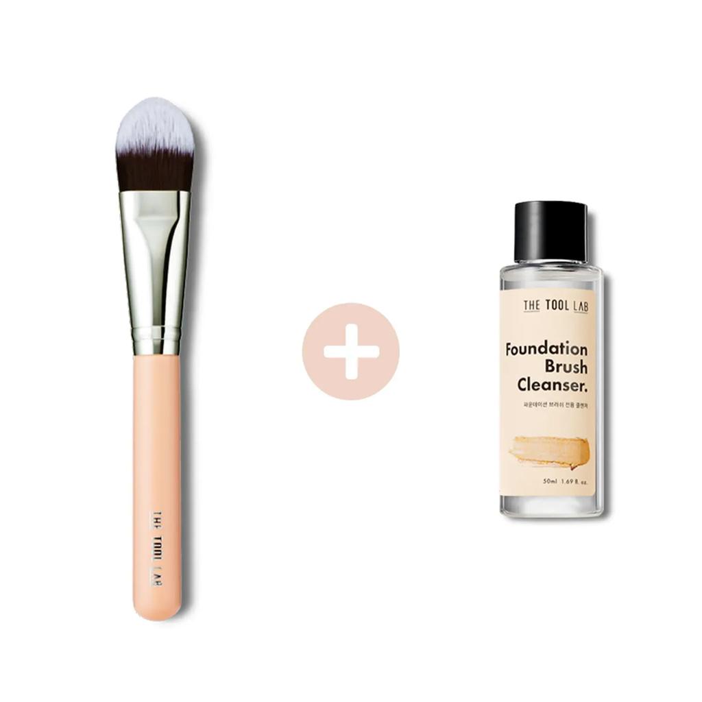 THE TOOL LAB Set 3 type (105 Foundation Brush/The Style Lash/Hydro Sponge)