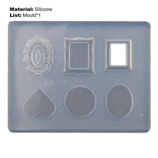 Форма для ногтей в форме сердца 3D узоры силиконовые формы для дизайна ногтей силиконовые формы DIY инструменты для украшения салона