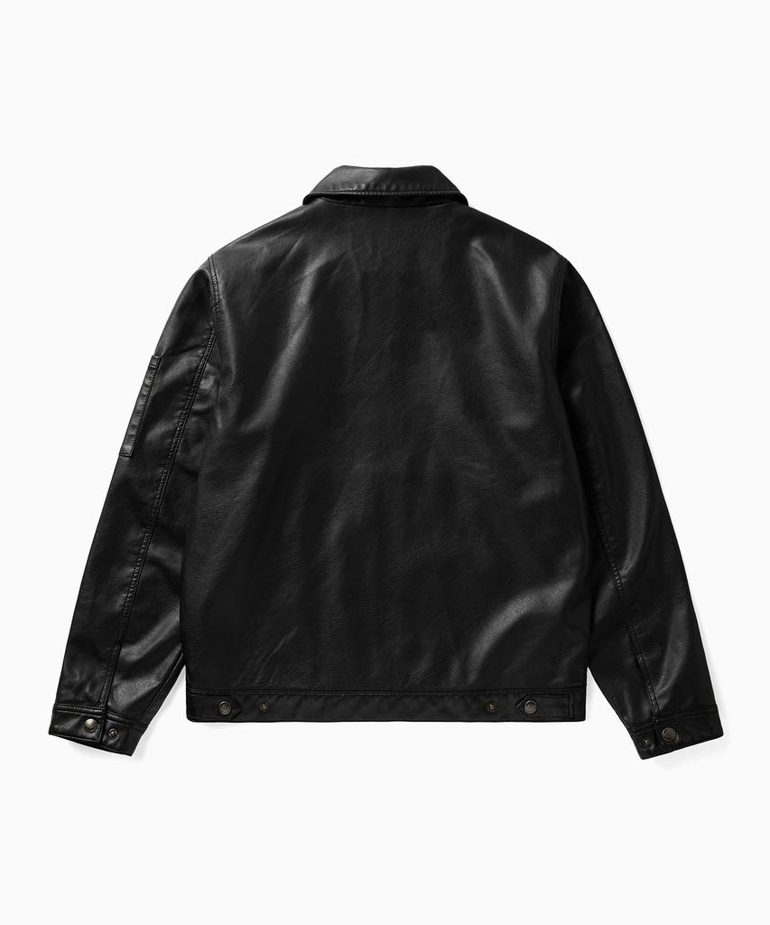 DICKIES Synthetic Leather Eisenhower Jacket Black