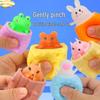 Креативная игрушка-антистресс для сжатия: Сырная Мышь, Морковный Кролик и Белка в Чашке