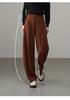 Yapi Lazy Loose Slimming Effect Versatile Casual Harlan Pants for Women
