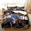 Anime Black Lagoon Bedding Set Duvet Cover Bed Set Quilt Cover Pillowcase Comforter king Queen Size Boys Adult Bedding Set029963