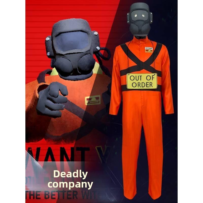 Костюм для косплея Lethal Company для детей и подростков, для ролевых игр, из полиэстера