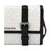 Michael Kors Сумка через плечо из канвы с покрытием с логотипом бренда COOPER мужская ярко-белая