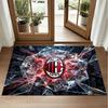 Ковер из хрустального велюра в дизайне AC Milan, мягкий декоративный коврик для прихожей спальни
