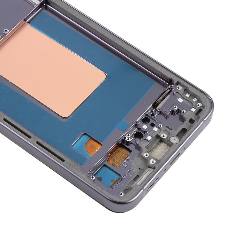 Для Samsung Galaxy S24 FE SM-S721B OLED LCD Экран Сенсорный Экран Цифровой Преобразователь Полная Сборка с Рамкой