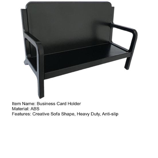 Держатель для визитных карточек в форме дивана, сверхмощная креативная скамейка, настольная именной подставка для хранения карточек, подставка-органайзер, офисные принадлежности