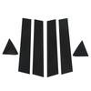 6pcs Pillar Post Decal Trim Gloss Black Side Door Window Cover Trim Replacement for Dodge Charger