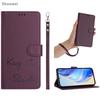 For Huawei P20 P30 P40 P50 Lite Pro 4G Case Flip Leather Wallet Cover Card Slot Stand Wrist Strap