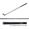 Musik Turf Rider Sand Putter PS40 with Original Carbon Shaft/Power Mid Black, 34-inch