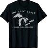 НОВАЯ ОГРАНИЧЕННАЯ серия Great Lakes Акула Без соли и с юмором Винтажная футболка