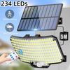 234LED Solar Light 3 Working Modes Outdoor Super Bright Motion Sensor Solar Strong Power LED Garden Wall Lamp IP65 Waterproof