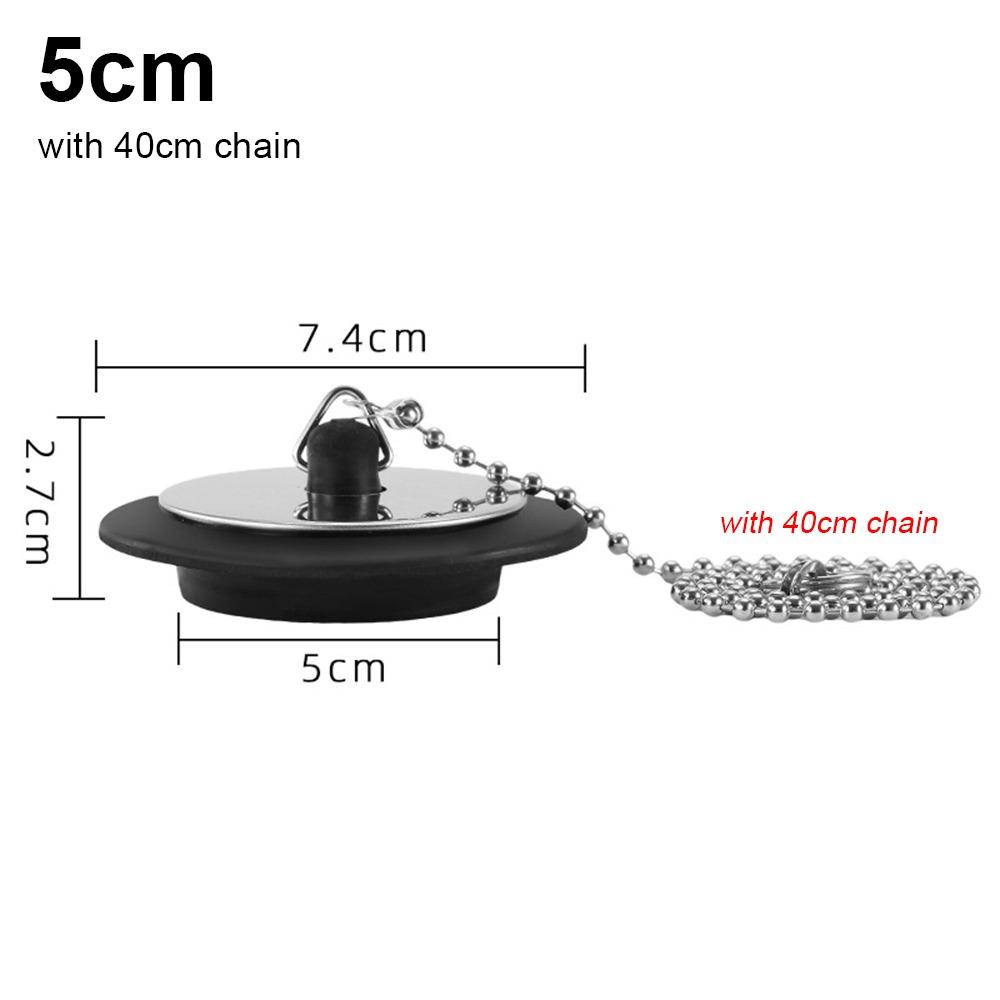 1 шт. Универсальный слив для ванны с цепочкой, заглушка для ванны, прочная пробка для ванны, аксессуары для ванны