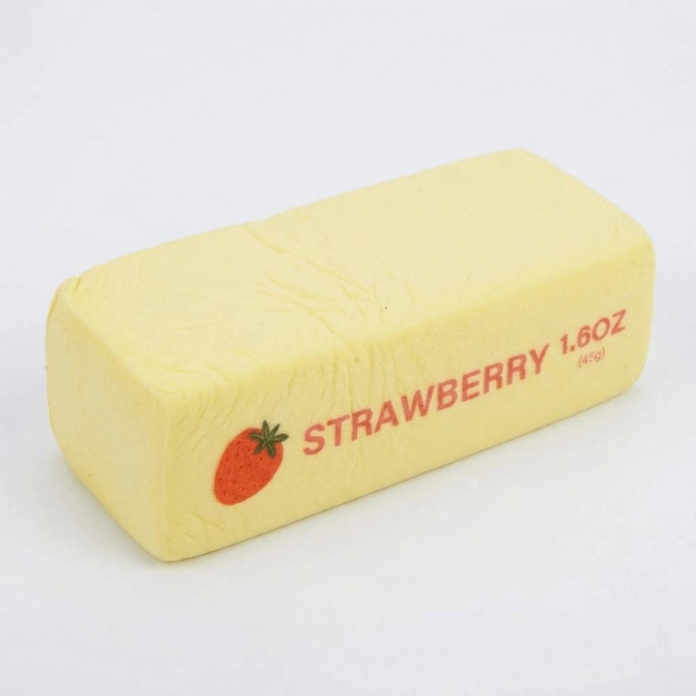 Slow Rising Fidget Toy Soft Texture Slow Rebound Butter Stick Butter Squishy Toy for Kids Adults