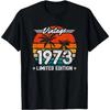 1973 Ограниченный выпуск - 1973 Год рождения - Винтажная футболка 1973 года