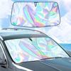 1pc Car Sun Shade, Summer Windshield Sunshade, Foldable Laser Sun Protector, Keeps Vehicle Cool, Interior Protection, UV Rays