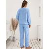 Plus Size Sweatshirt Pant Suit Loose Casual Homewear Double-sided Plush Two-piece Set
