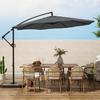 10ft Patio Umbrellas Offset Outdoor Umbrella Cantilever Hanging Umbrellas w/Infinite Tilt,