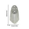 Zinc Zinc Alloy Tassel Epaulettes Rhinestone Shoulder Mark Classic Shoulder Board  Choir Performance