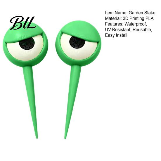Decorative Soil Stakes for Succulents 3D Printed Funny Eye Plant Stakes, Cartoon Garden Stake, Whimsical Indoor Decor Potted Decor, Novelty Flower Pot