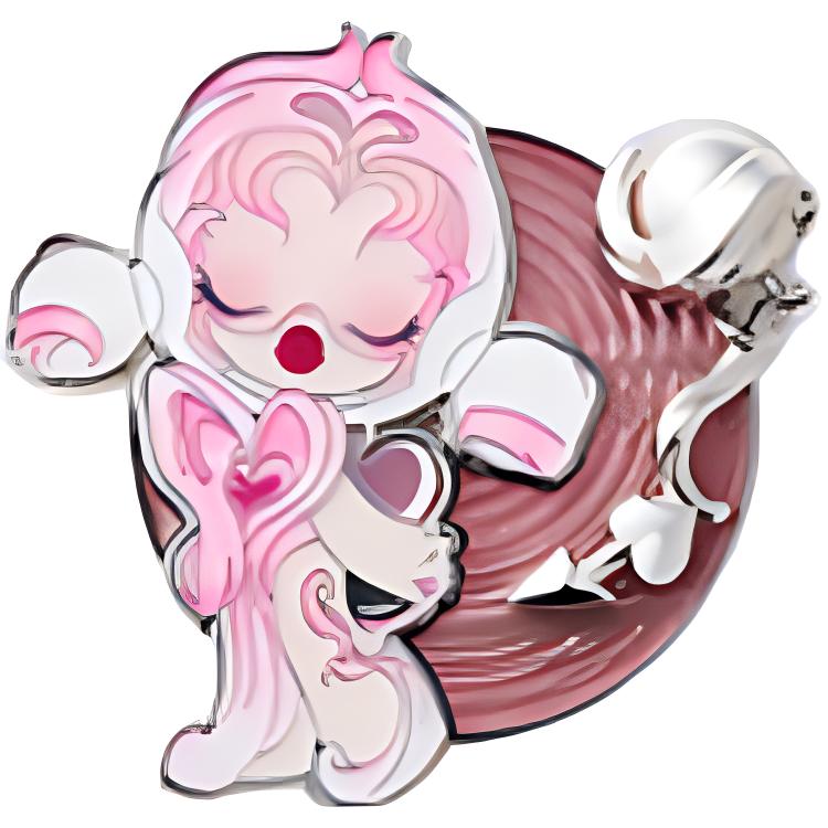 POP MART Skullpanda Коллекция Звуков Магниты на Холодильник Мистери Боксы, Один Мистери Бокс