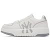 New MLB Chunky Liner 24SS New York Yankees Low Top Skateboard Shoes Unisex Silver 3ASXCLB3N-50SIS
