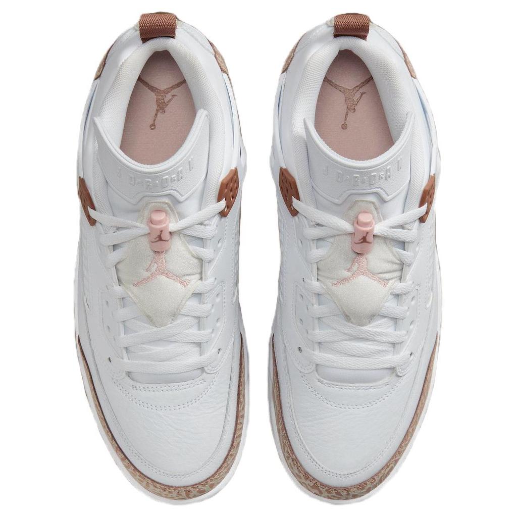 Мужские кроссовки Air Jordan Spizike Low Archaeo Brown Белый Розовый-Оксфорд Светло-коричневый FQ1759-101