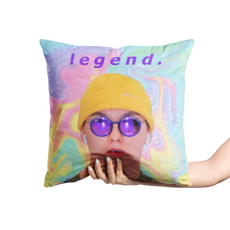 Aertemisi 18'' X 18'' Vernon Meme Square Throw Pillow Cushion Covers Cases Pillowcases For Sofa 45Cm X 45Cm