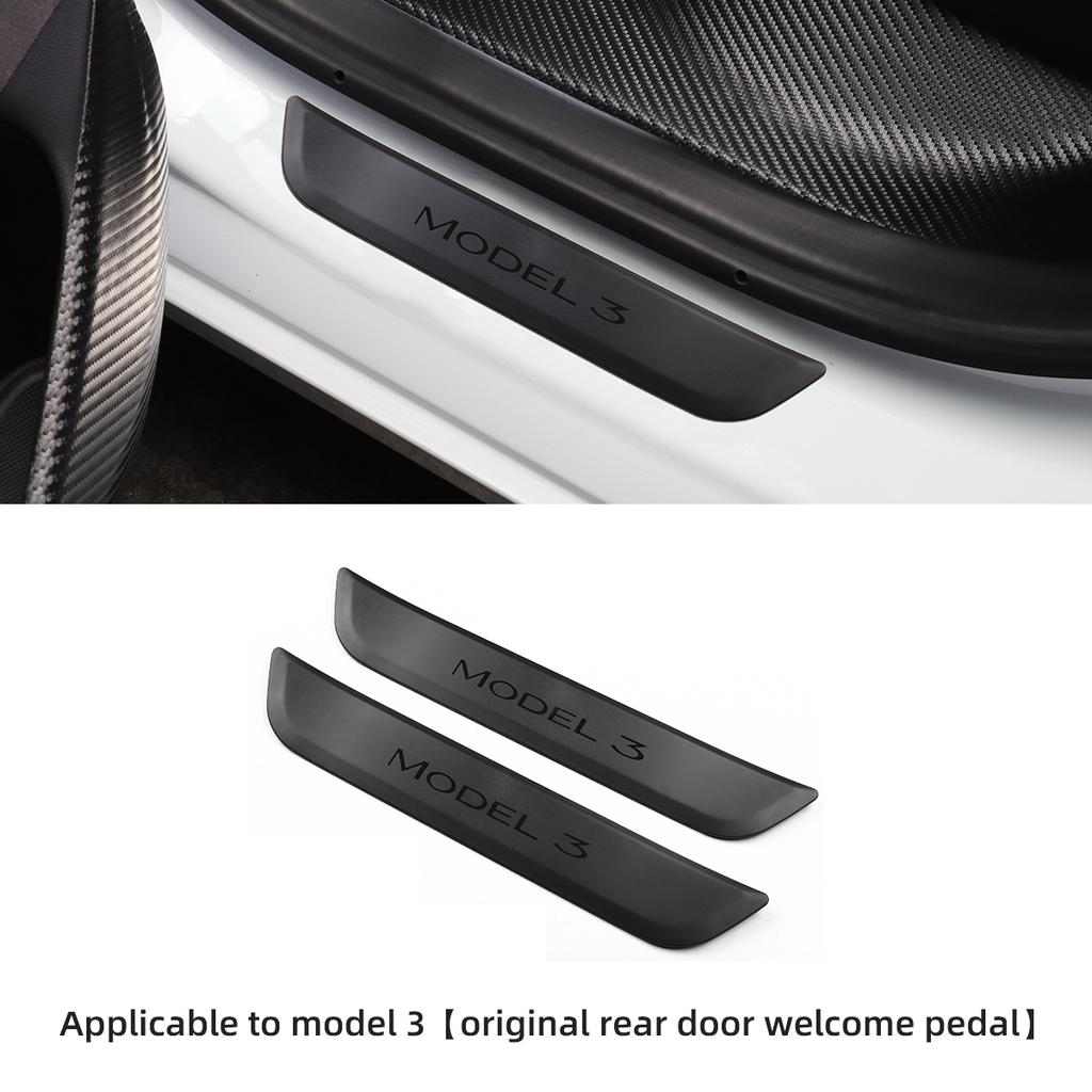 Для Tesla Model3 Model Y оригинальные заводские украшения на пороги, чехол Model3 2023, оригинальные аксессуары, защита педали