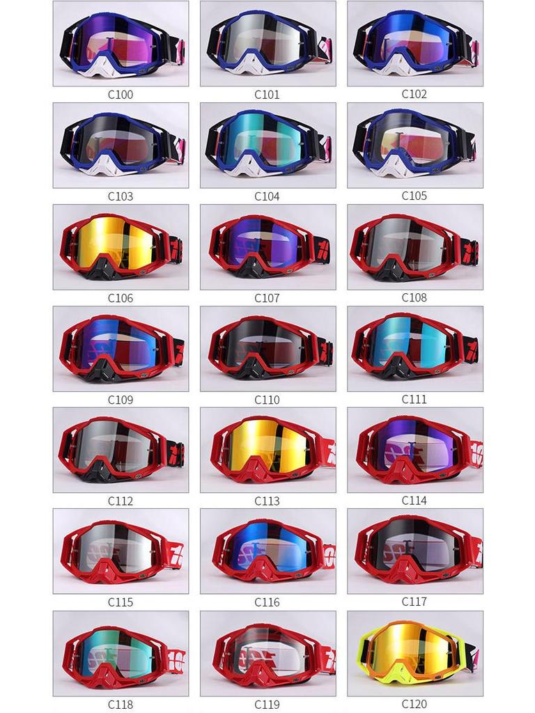 Ветрозащитные мотоциклетные и лыжные очки для использования за границей: 100% Внедорожная езда, катание на природе и защита при скоростном спуске