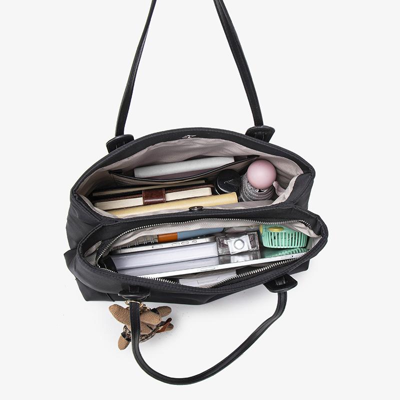 Премиальный сенс большая сумка женская 2025 новая мода сумка-тоут для поездок на работу простая большая вместимость сумка на плечо универсальная женская сумка