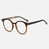 Retro Plate Round Frame Men And Women 90 Pin Feet Anti-Blue Light Glasses Frame Myopia Can Be Matched