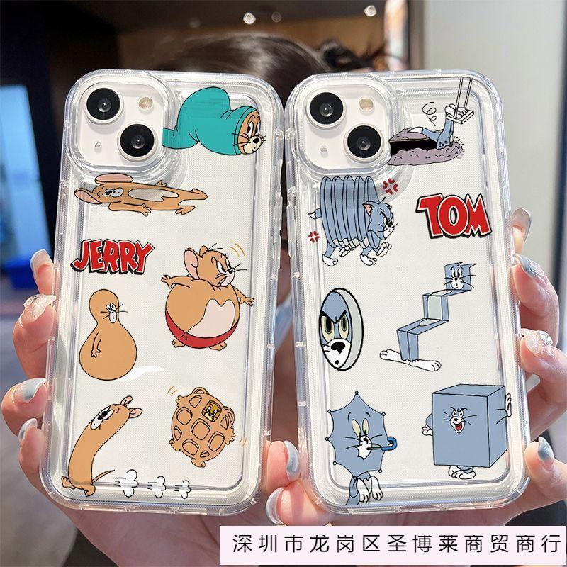 Применимый защитный чехол для Apple iPhone14 женский 13promax чехол для мобильного телефона противоударный креативный кот и мышь розыгрыш