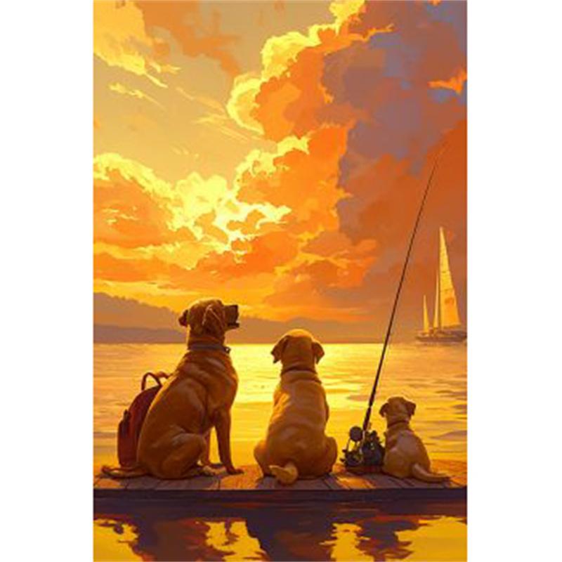 DIY 5D Алмазная картина Полная круглая Алмазная мозаика с изображением животных Ручная вышивка стразами Домашний декор Подарки