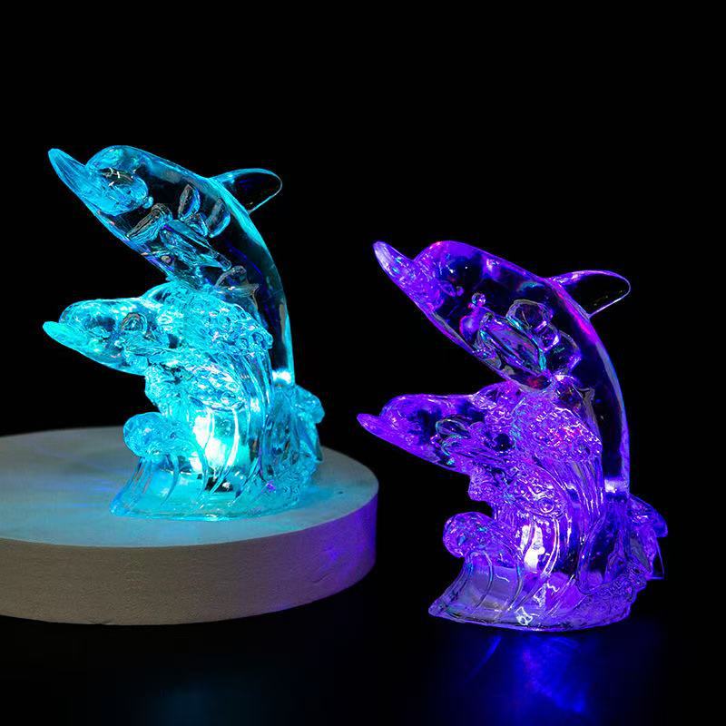 Bedside Lamp Colorful Wings Decoration Angel Style Desktop Night Lamp