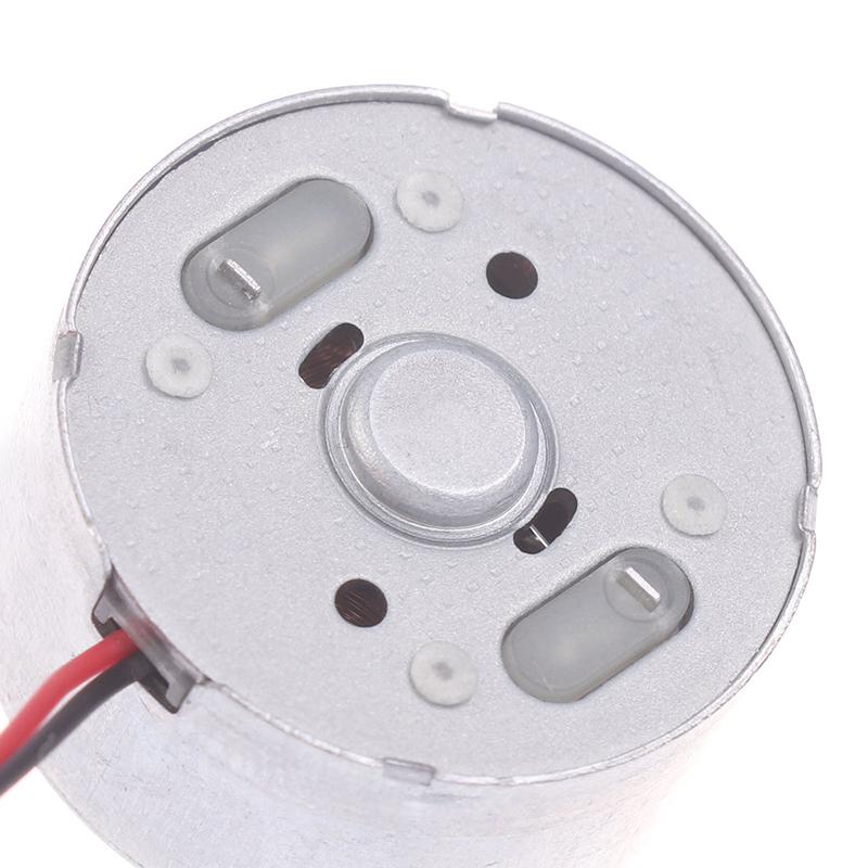 Rf-300Ea-1D390 Dc 1.5V 3V 5V 6V 7250Rpm Mini Mute 24Mm Round Spindle Motor Precious Metal Brush Engine Diy Solar Power Toy Model