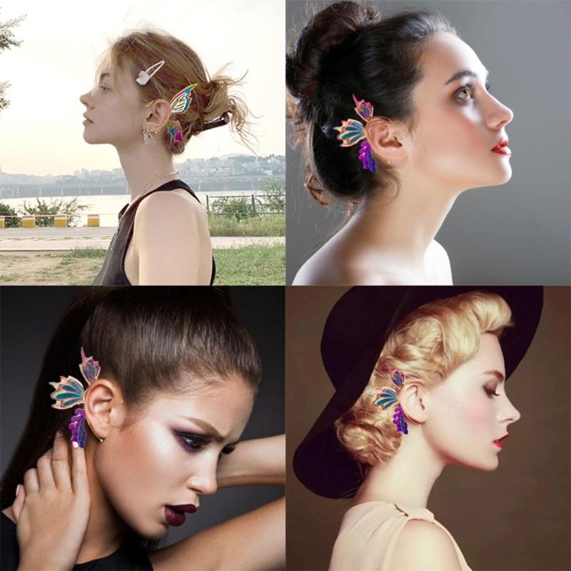 Силиконовая форма для серег-крыльев бабочки, подходит для эпоксидной смолы, для рукоделия, подвеска-украшение для рюкзаков, изготовление ювелирных изделий