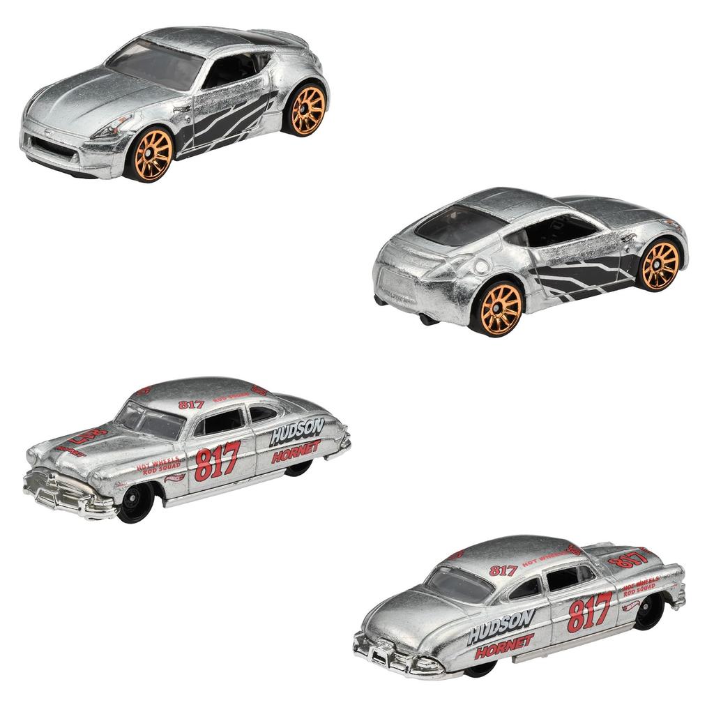 MATTEL Hot Wheels Zamak Multi Pack Mini Years Old and HLK52 [6 Cars] [3 Over]