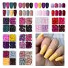 96pcs Colorful Matte Ballet Coffin Ballerina Medium Artificial Nails Full Cover Long Acrylic Tips for Daily Wear