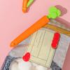 Креативный зажим для сумки для замораживания, форма моркови, многоразовое сохранение продуктов питания