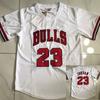 Набор баскетбольных джерси Chicago Bulls NBA с вышитыми номерами и именами - Стиль Джордан 23 Пиппен Родман Роуз Мужской Женский