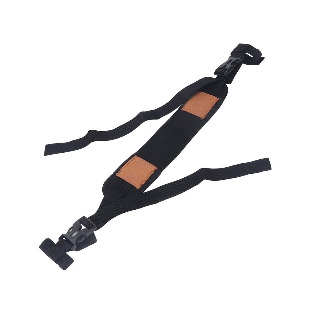 Compound Bow Shoulder Belt Adjustable Hands Free Oxford Cloth Shock Absorption Archery Shoulder Belt Strap Holder Black