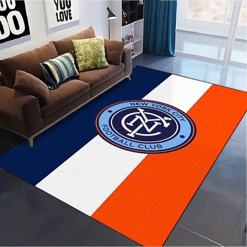 New York City FC Logo Carpet Rug for Living Room Bedroom Home Sofa Decoration,Kids play Non-slip Floor Mat